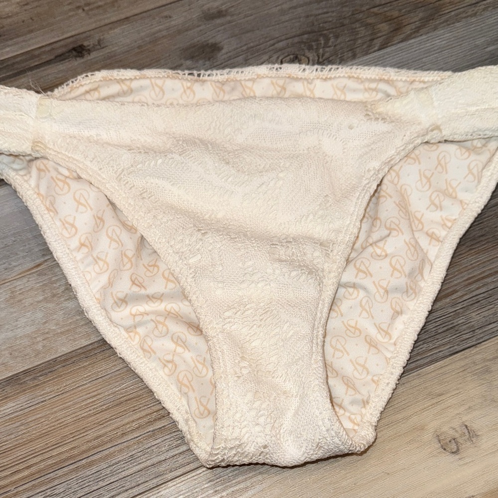 Victoria's Secret White Bikini Bottom